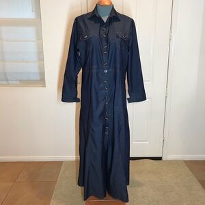 Women Maxi Shirt Dress Plus Size 5XL Pockets See Pics: Bunching flaw at buttons
